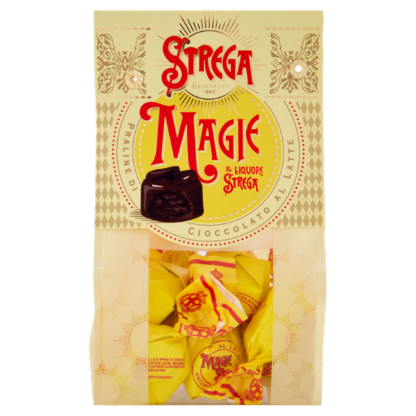 Strega Magie al Liquore Strega Praline di Cioccolato al Latte 150 g