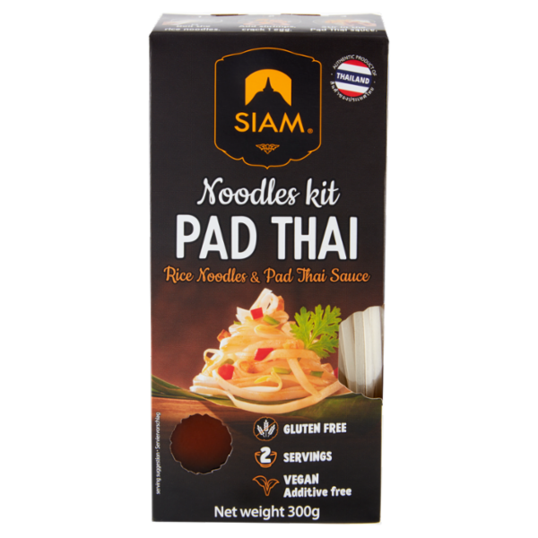 Siam Noodles Kit Pad Thai Rice Noodles & Pad Thai Sauce 300 g