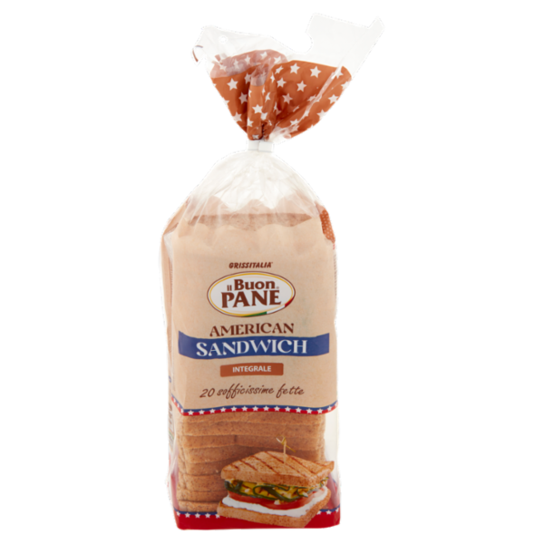 il Buon Pane American Sandwich Integrale 20 fette 750 g