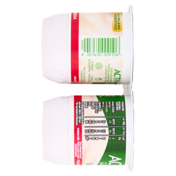 ACTIVIA Yogurt con Probiotico Bifidus, vellutato alla Fragola, 4x125g