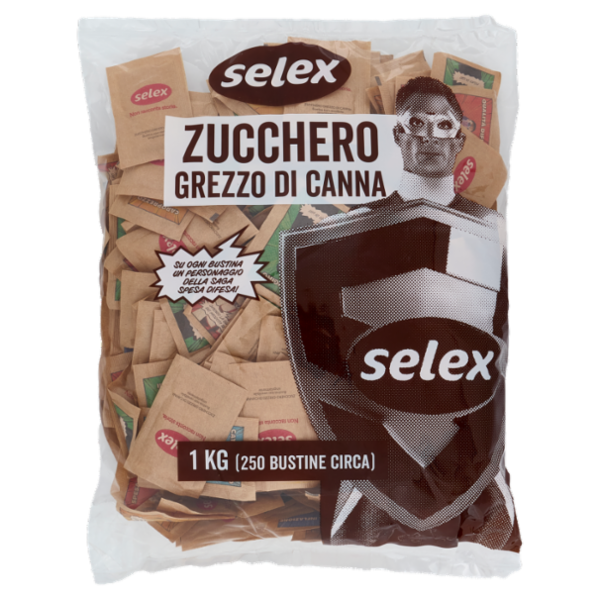 Sù Zucchero di Canna Grezzo 250 Bustine da 4 g