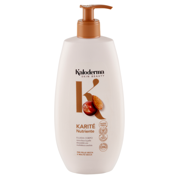 Kaloderma Nutriente Karité Fluida Corpo per Pelle Secca e Molto Secca 400 ml