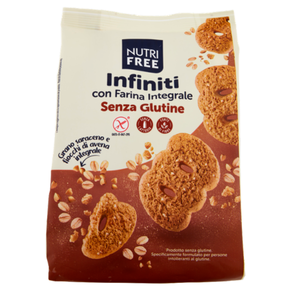Nutrifree Infiniti con Farina Integrale Senza Glutine Senza Lattosio 250 g