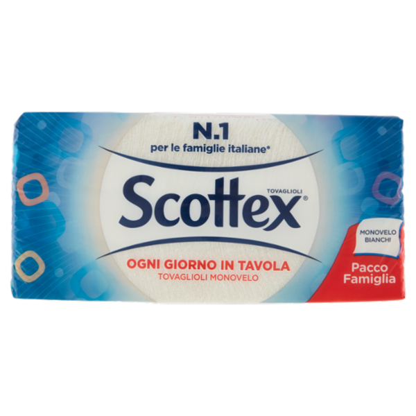 Scottex Tovaglioli Monovelo Bianchi 200 pz