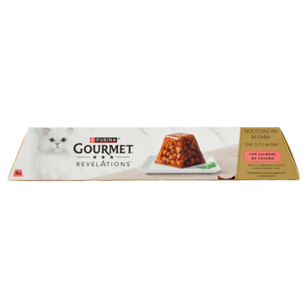 PURINA GOURMET Revelations Bocconcini in Gelée con Salmone 4 x 57 g