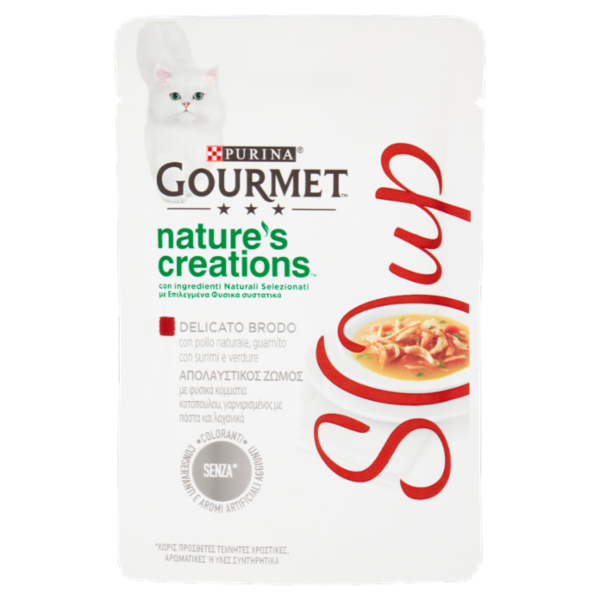 PURINA GOURMET Nature's Creations Soup Pollo & Pesce bianco & Verdure 40g