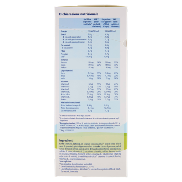 HiPP Latte crescita Combiotic 3 600 g