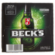 BECK'S Birra pilsner tedesca bottiglia 24x33cl