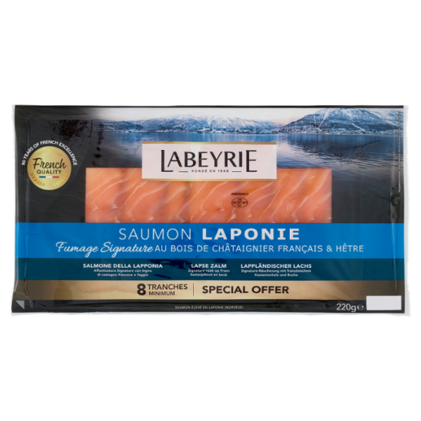 Labeyrie Salmone Affumicato Lapponia Signature 220 g