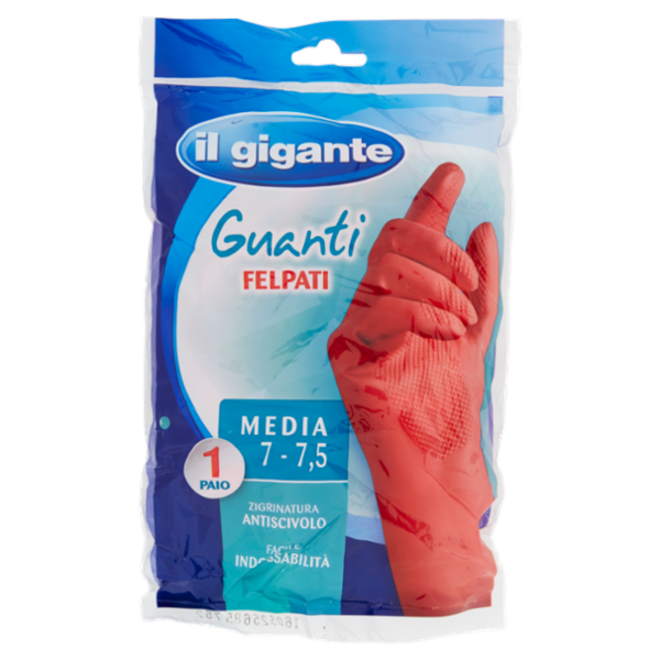 IL GIGANTE Guanti Felpati Media 7 - 7,5 1 Paio
