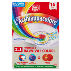 GREY L'Acchiappacolore Ravviva Colore 16 Fogli