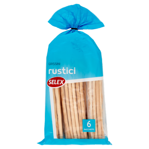 Selex Grissini Rustici in Confezioni Salvafreschezza 6 x 50 g 