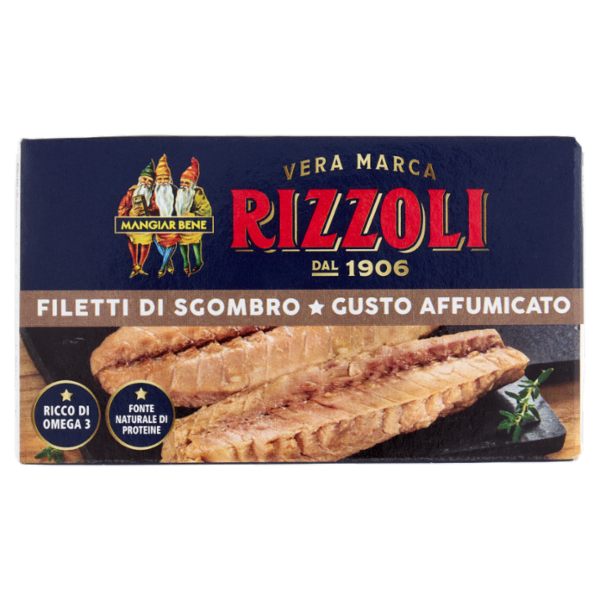 Rizzoli Filetti di Sgombro Gusto Affumicato 90 g