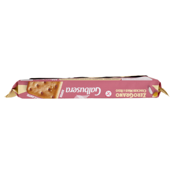 Galbusera ZeroGrano Cracker Mais e Riso Senza Glutine 8 x 40 g