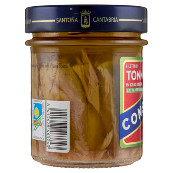 Consorcio Filetti di Tonno in Olio d'Oliva Extra Vergine Bio 175 g