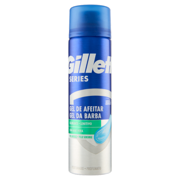 Gillette Series Gel da Barba Lenitivo, 200ml