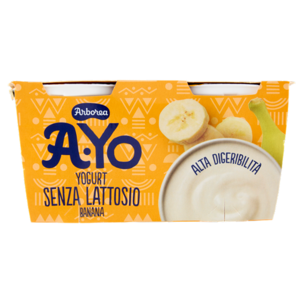 Arborea A-Yo Yogurt Senza Lattosio Banana 2 x 125 g