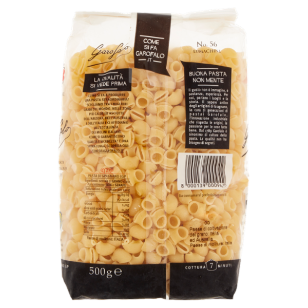 Garofalo Lumachine 56 Pasta di Gragnano IGP 500 g