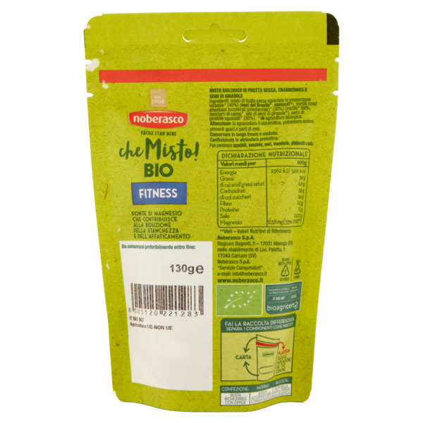 noberasco che Misto! Bio Fitness 130 g