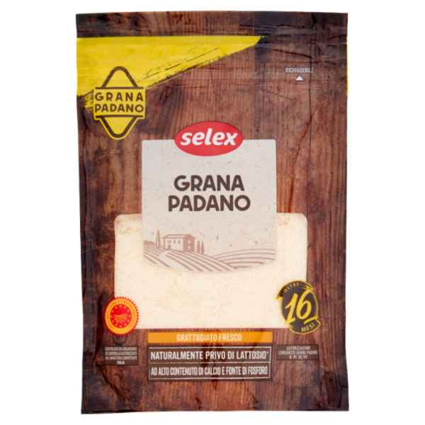Selex Grana Padano Grattugiato D.O.P. 90 g