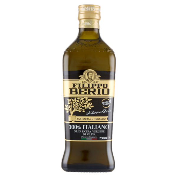 Filippo Berio 100% Italiano Olio Extra Vergine di Oliva 750 ml
