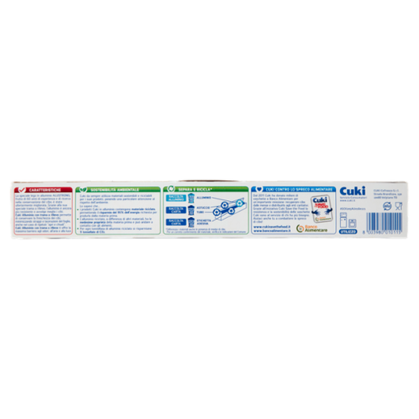 Cuki Conserva e Cuoce Alluminio Trama a rilievo Superficie Goffrata 16 m