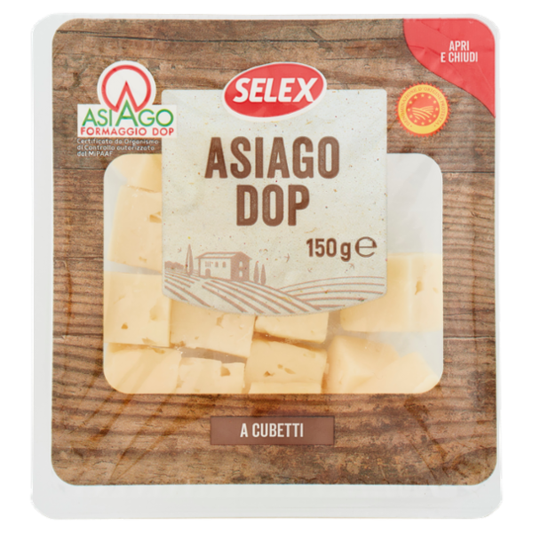 Selex Asiago D.O.P. a Cubetti 150 g