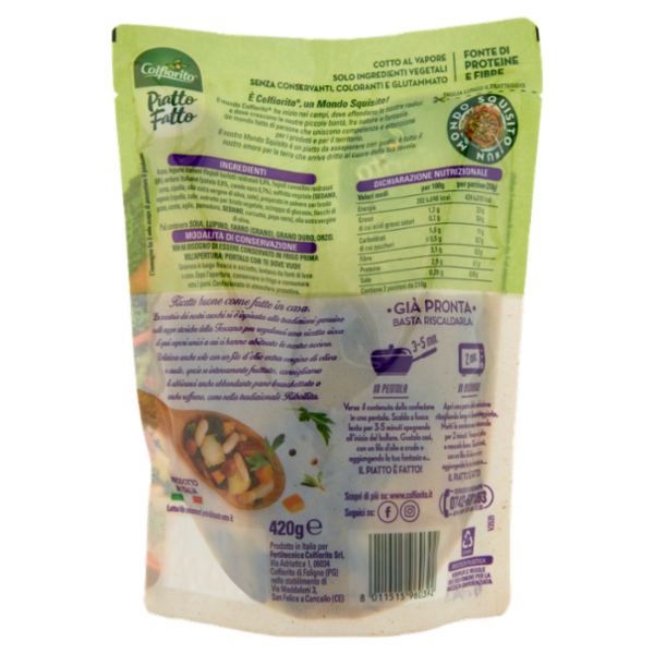 Colfiorito Piatto Fatto Zuppa alla Toscana 420 g