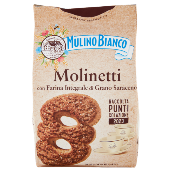 Mulino Bianco Molinetti con Farina Integrale di Grano Saraceno 350g