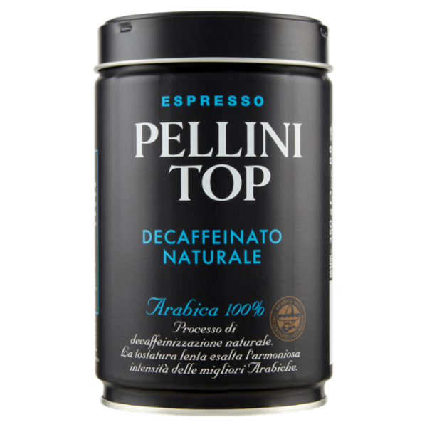 Pellini Top Espresso Decaffeinato Naturale Arabica 100% 250 g
