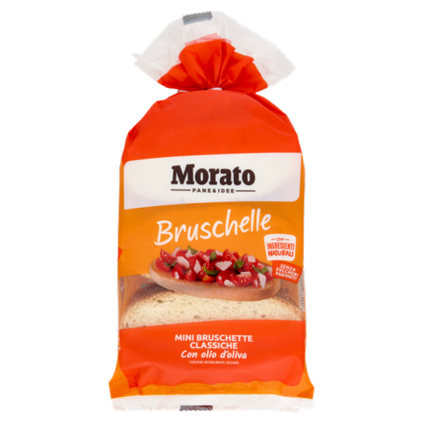 Morato Bruschelle Mini Bruschette Classiche con olio d'oliva 12 x 29 g