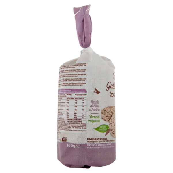 Sarchio Gallette di riso rosso e nero Biologico 100 g