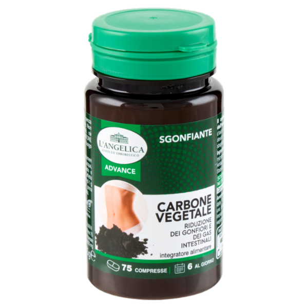 L'Angelica Advance Carbone Vegetale Compresse 75 x 850 mg