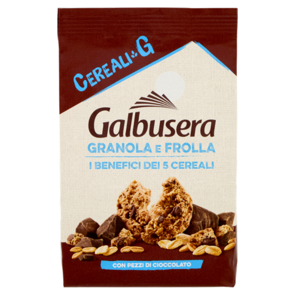 Galbusera Cereali G Granola e Frolla con Pezzi di Cioccolato 300 g