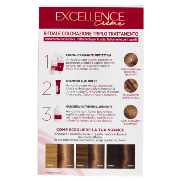 L'Oréal Paris Excellence Creme Colorazione Triplo Trattamento 7 Biondo