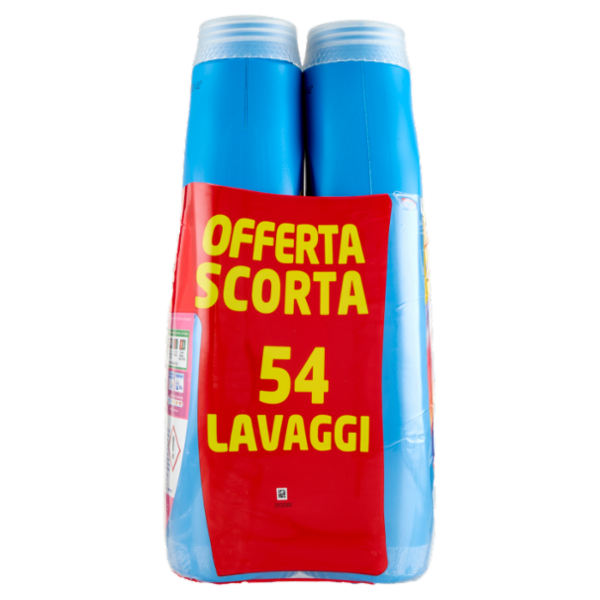 Ace Detersivo Igienizzante Colorati 2 x 27 Lavaggi 2 x 1350 ml