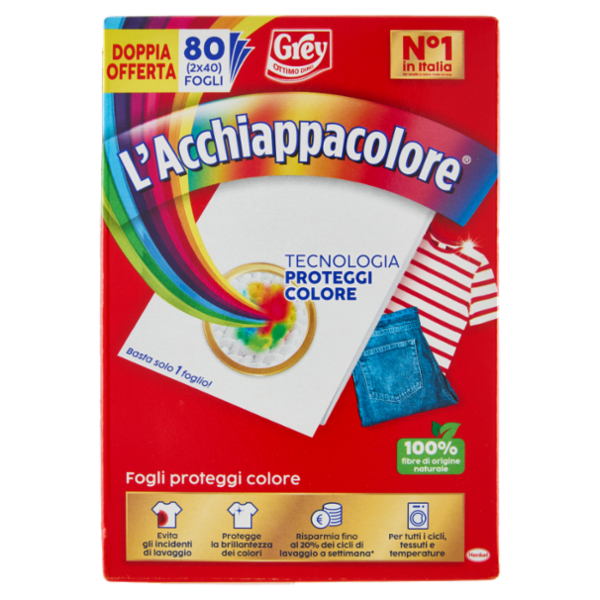 GREY l'Acchiappacolore 2 x 40 Fogli