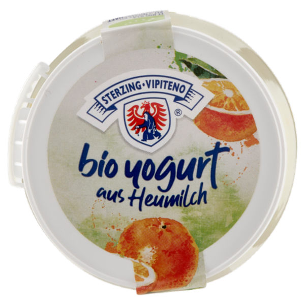 Sterzing Vipiteno bio yogurt da latte fieno arancia 150 g