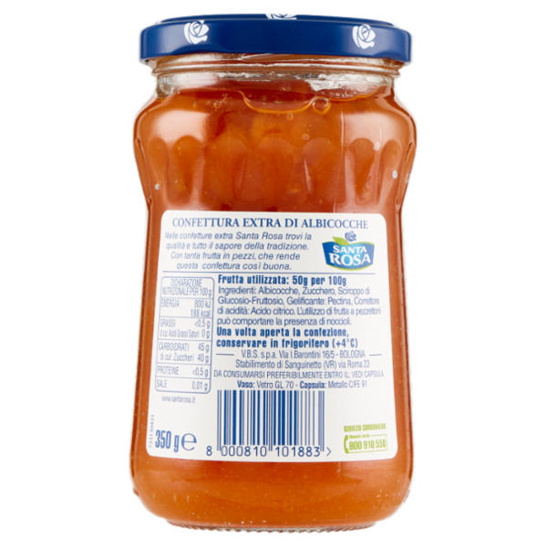 Santa Rosa Albicocche 350 g