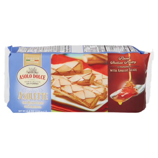 Asolo Dolce Asolette con Decorazione all'Albicocca 125 g