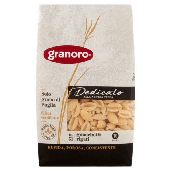 granoro Dedicato gnocchetti rigati n. 51 500 g