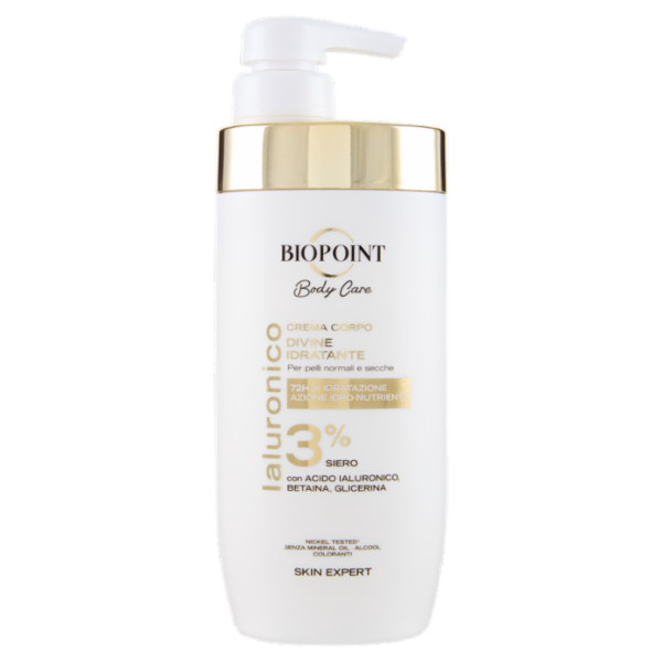 Biopoint Body Care Ialuronico Crema Corpo Divine Idratante 500 ml