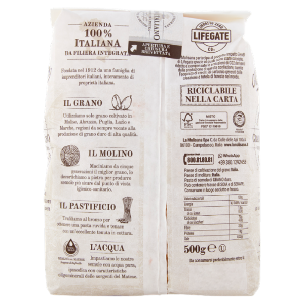 La Molisana 66 Farfalle Rigate 500 g