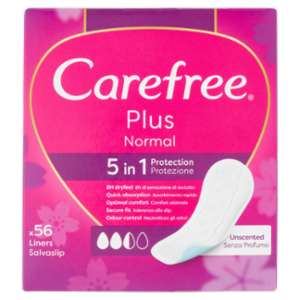 Carefree Plus Normal Salvaslip 56 Pz