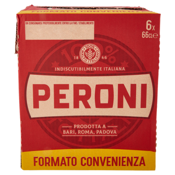 Peroni Birra 6 x 66 cl