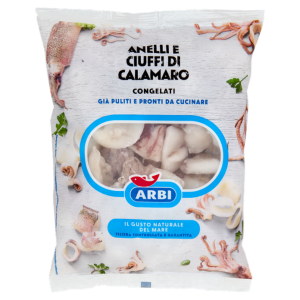 Arbi Anelli e Ciuffi di Calamaro Congelati 400 g