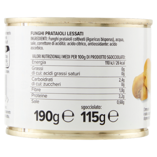Consilia Funghi Champignon Lessati 190 g