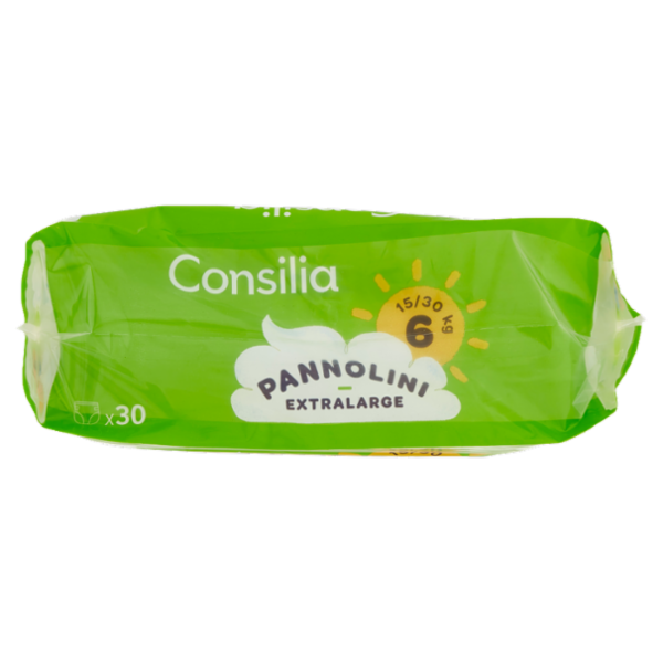 Consilia Pannolini per Bambini Extra Large 15-30 kg 2x15 pezzi