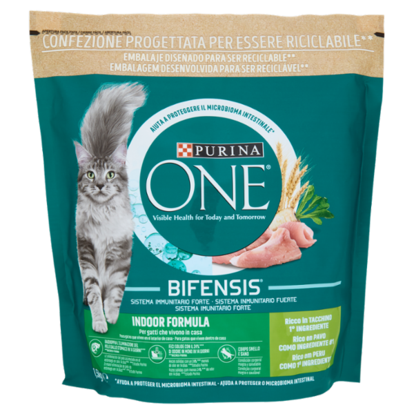 Purina ONE Bifensis Indoor Formula 1,5kg Tacchino