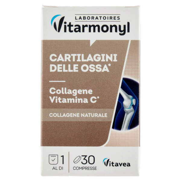 Laboratoires Vitarmonyl Cartilagini delle Ossa* Collagene - Vitamina C* 30 Compresse 19,9 g